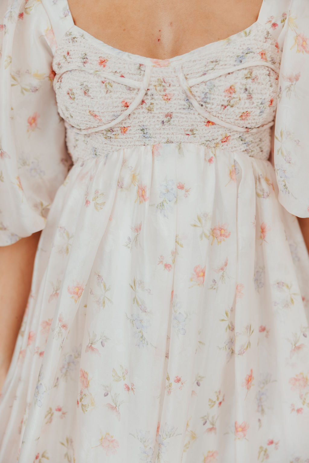 Harlow Maxi Dress - Tiny Pink Floral Print, Bump Friendly Maternity Dress, Inclusive Sizing S-3XL | Perfect for Summer Weddings, Beach Vacations & Casual Outings