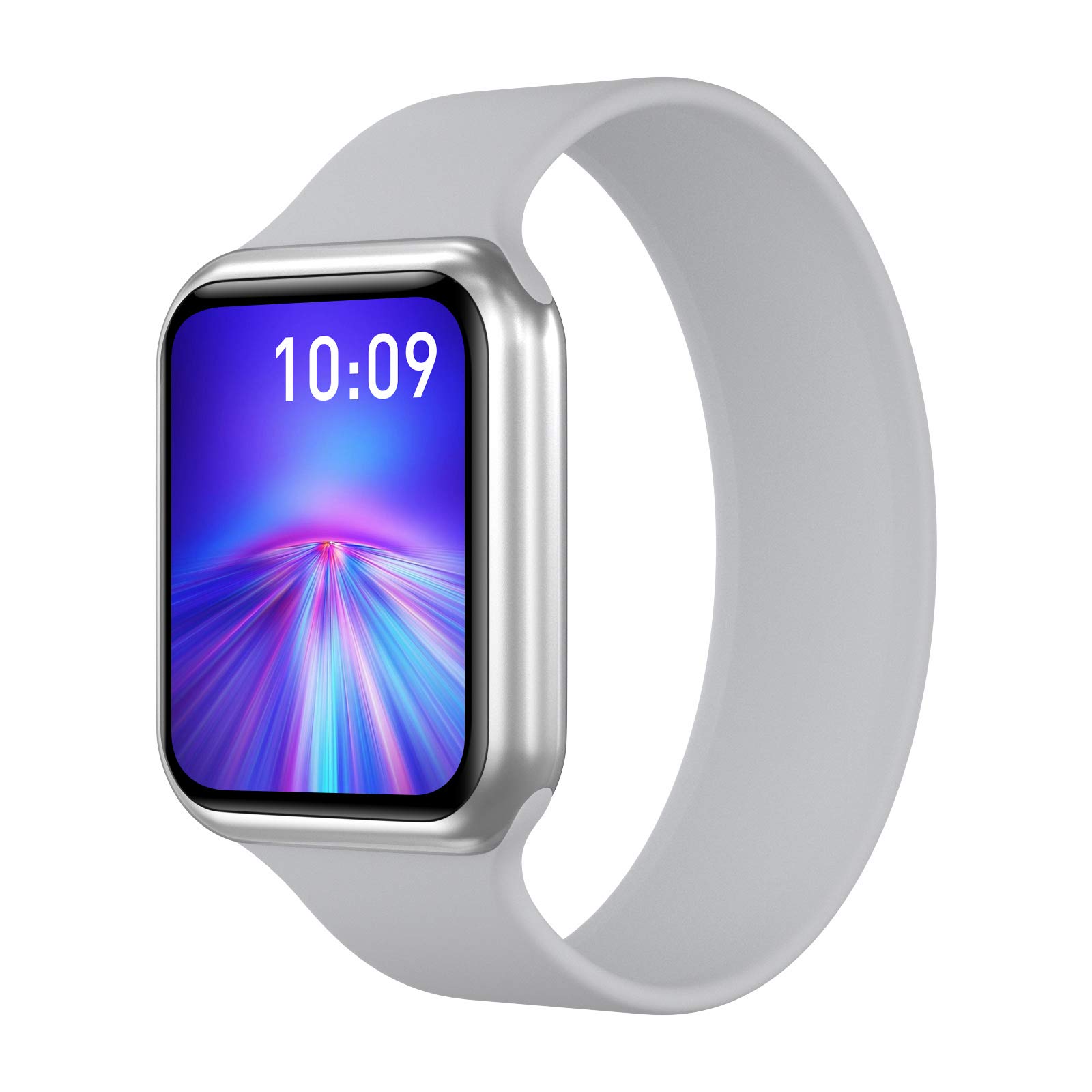 Solo Loop Strap for Apple Watch Series 6/5/4/3/2/1/SE 38mm 40mm 42mm 44mm - Soft Silicone Sport Band for Women & Men - No Clasps, Waterproof, Comfortable - Perfect for Running, Swimming & Everyday Wear