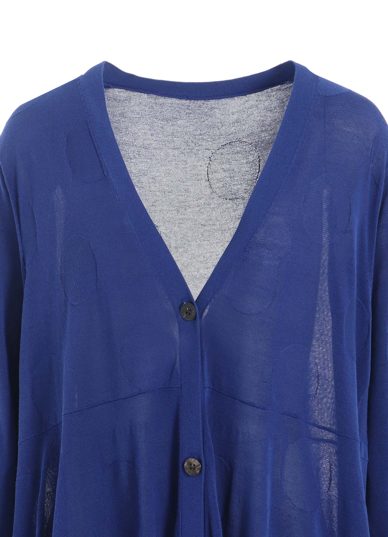 CAC KNIT DOT SWITCHING LONG CARDIGAN - Women's Stylish Open Front Sweater for Fall & Winter - Perfect for Office, Date Night & Casual Outfits