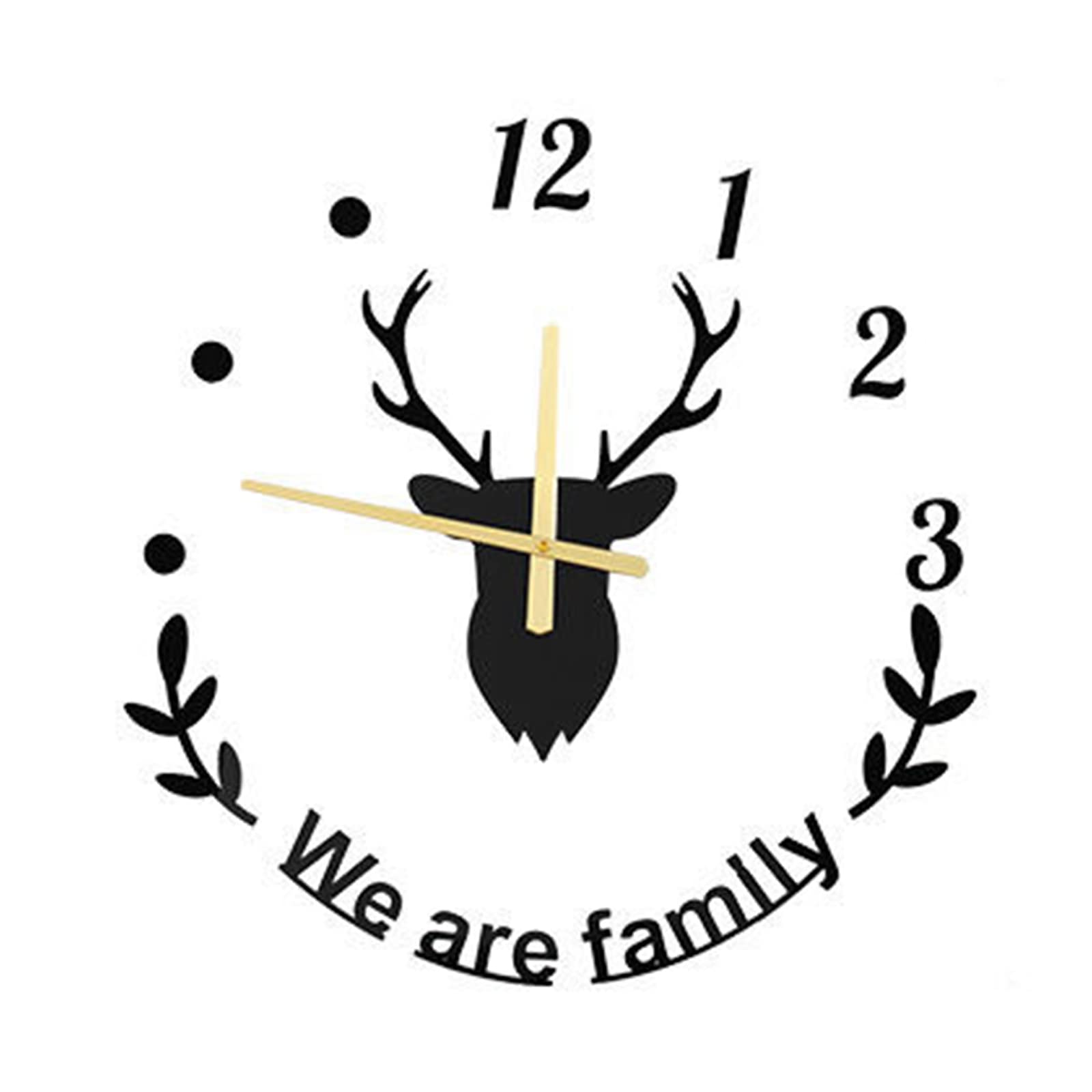 Frameless DIY Acrylic Wall Clock - Modern 3D Mirror Decor for Home & Office