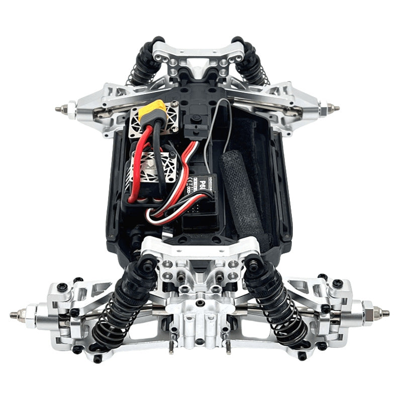 UDIRC 1/16 GR M16 RC Car Metal Upgrade Kit - Heavy Duty Arms & Front/Rear Suspension Cups for Off-Road Racing & Crawling - Compatible with Traxxas, Redcat, HSP Models - Perfect for RC Car Enthusiasts & Competitive Racing