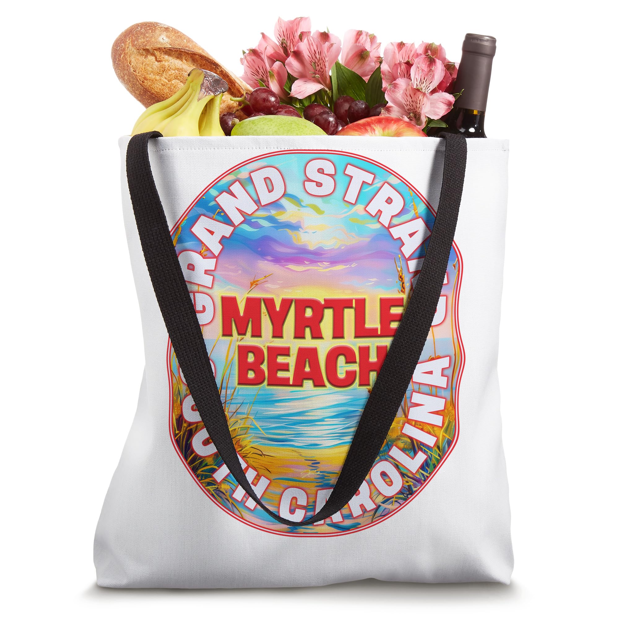 **JCombs: Stylish Myrtle Beach South Carolina Tote Bag - Perfect for Beach Trips, Shopping & Travel**