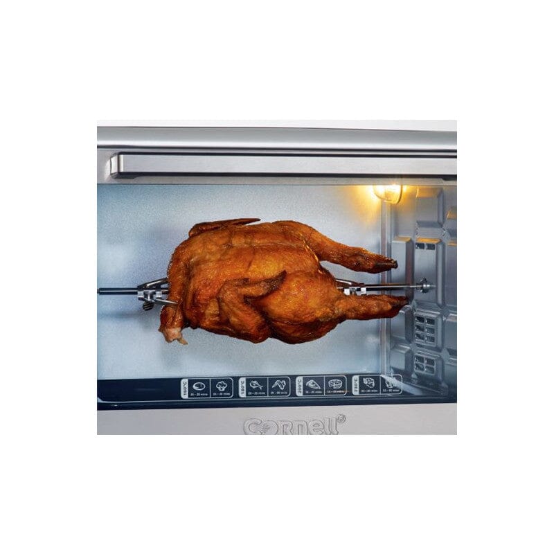 Cornell 36L Electric Convection Oven 2100W Countertop Toaster Oven with Rotisserie - Perfect for Baking, Roasting, Broiling & Reheating in Home Kitchen