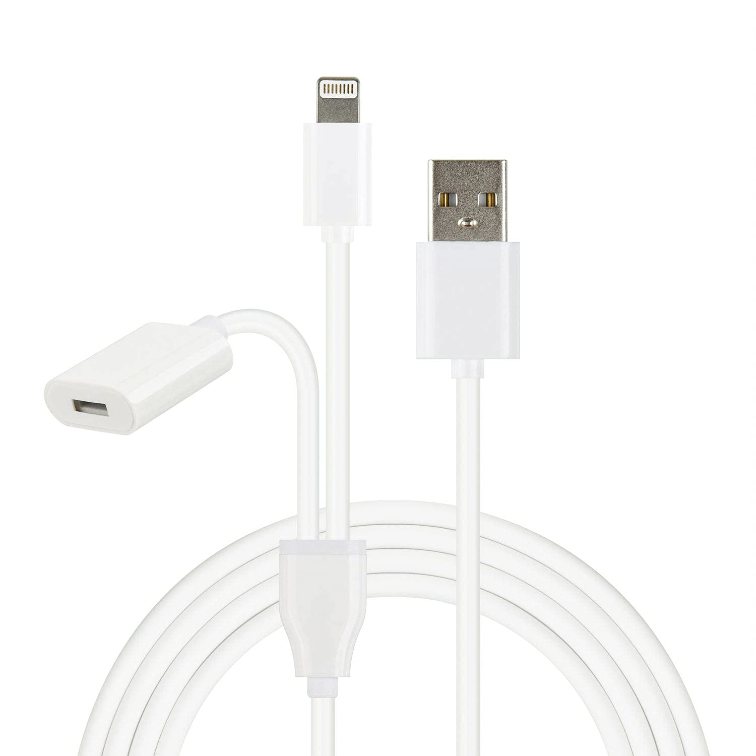 2-in-1 USB Charger & Data Cable for Apple Pencil & iPhone/iPad Pro - 150CM Fast Charging Accessory for Artists, Students & Professionals - Perfect for Drawing, Note-Taking & Creative Work