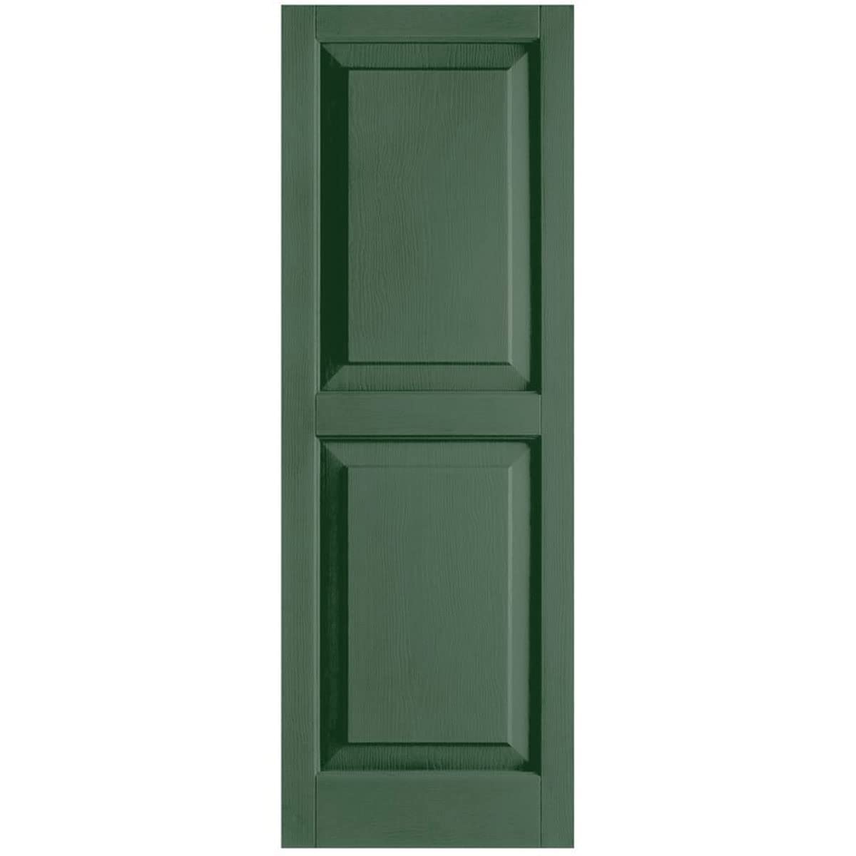 12' x 51' Forest Green Vinyl Shutters for Windows - Exterior Home Shutters for Enhanced Curb Appeal & UV Protection - Perfect for Living Room, Bedroom & Outdoor Spaces