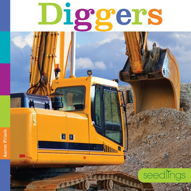 Diggers 9781608183401 - Heavy-Duty Construction Toys for Kids, Excavator & Bulldozer Play Set - Perfect for Sandbox, Outdoor Play & Construction-Themed Birthday Gifts