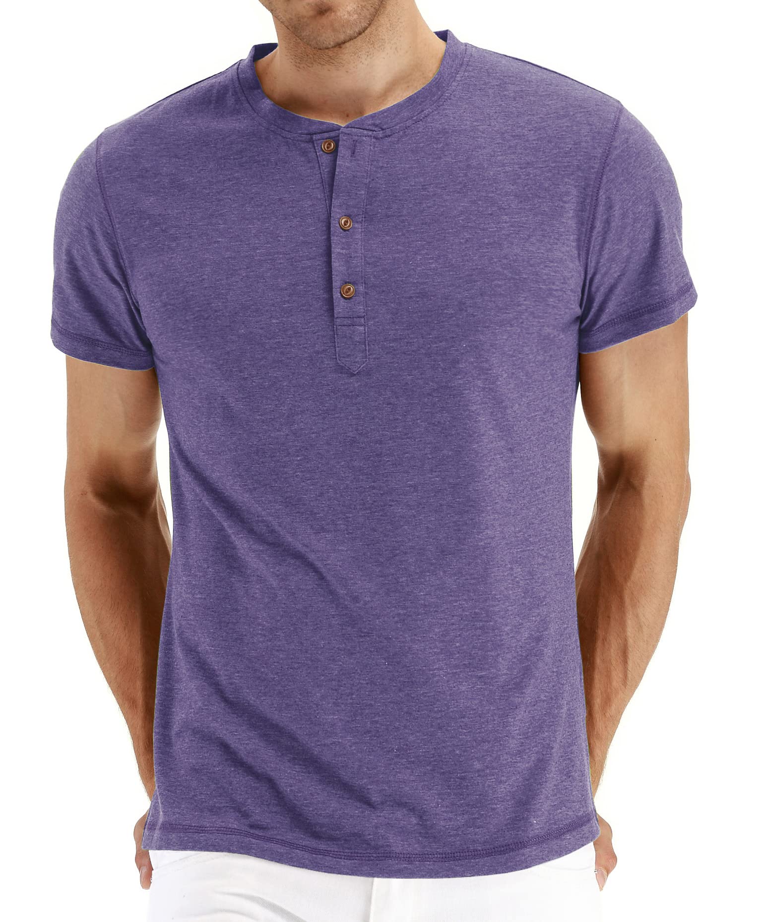 Men's Casual Henley T-Shirts | Long & Short Sleeve Button Placket Shirts | Comfortable Basic Tees for Everyday Wear, Work & Weekend Outfits