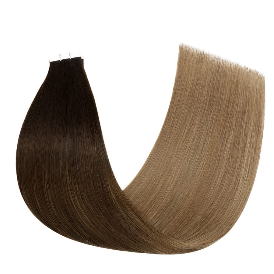 Dark Brown to Chestnut Brown and Dirty Blonde