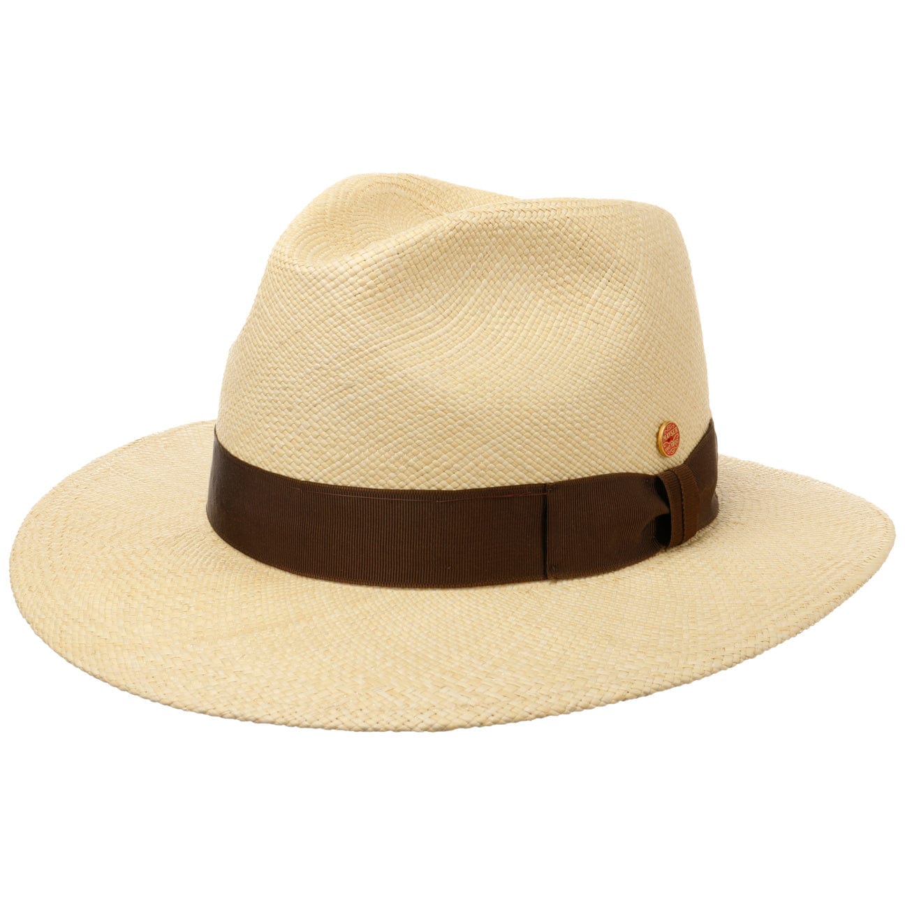 Stylish Brown Menton Panama Hat by Mayser - Lightweight & Breathable Summer Hat for Men & Women - Perfect for Beach, Travel, and Outdoor Activities