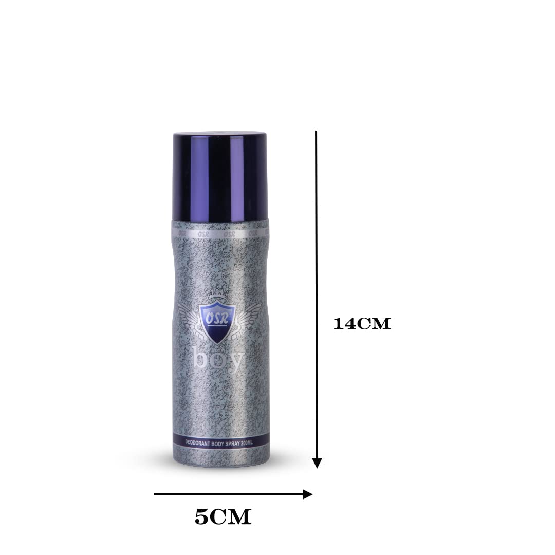 OSR Premium Long Lasting Perfume for Men - Refreshing Body Spray Cologne (100ml & 200ml) | Day & Night Wear, Office, Dating, Special Occasions