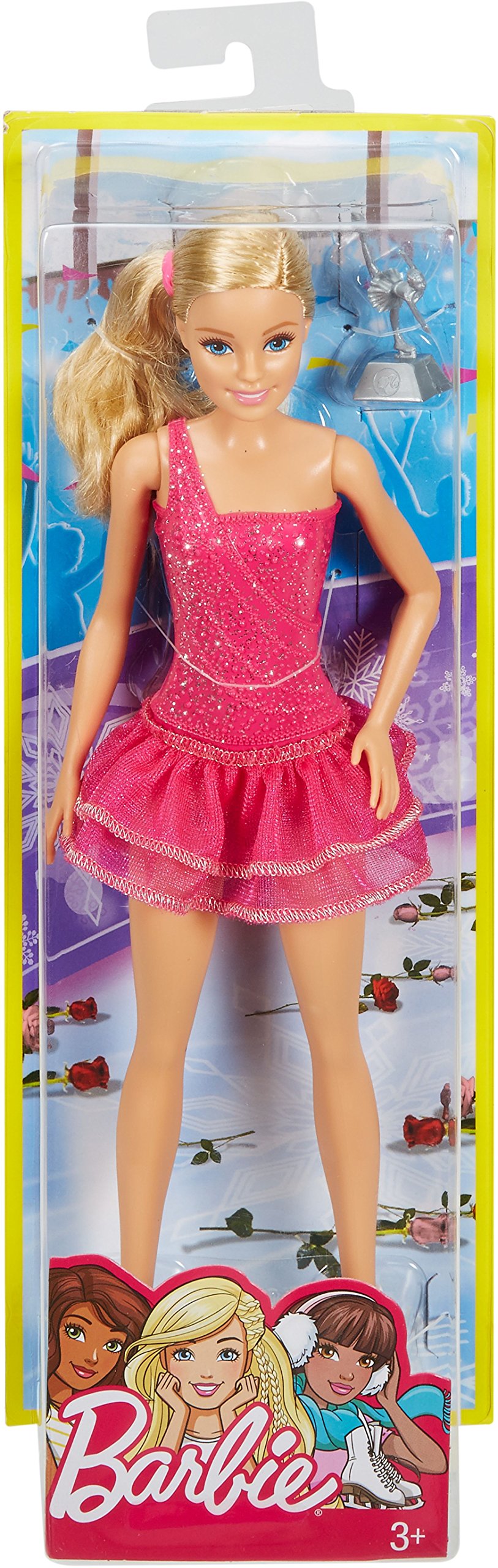 Barbie Careers Ice Skater Doll - Professional Figure Skating Toy for Kids - Perfect for Imaginative Play & Collectors | Great Gift for Birthdays & Holidays