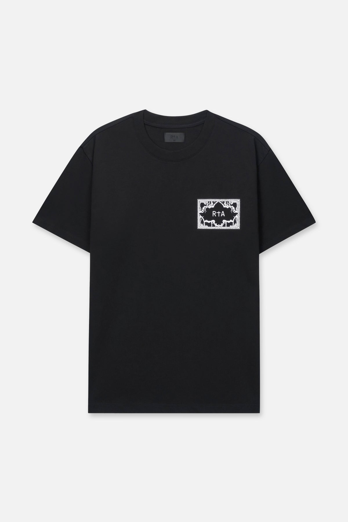 Colin Oversized Short Sleeve T-Shirt for Men - Black Stamp Logo Graphic Tee | Casual Streetwear & Summer Outfit Essential