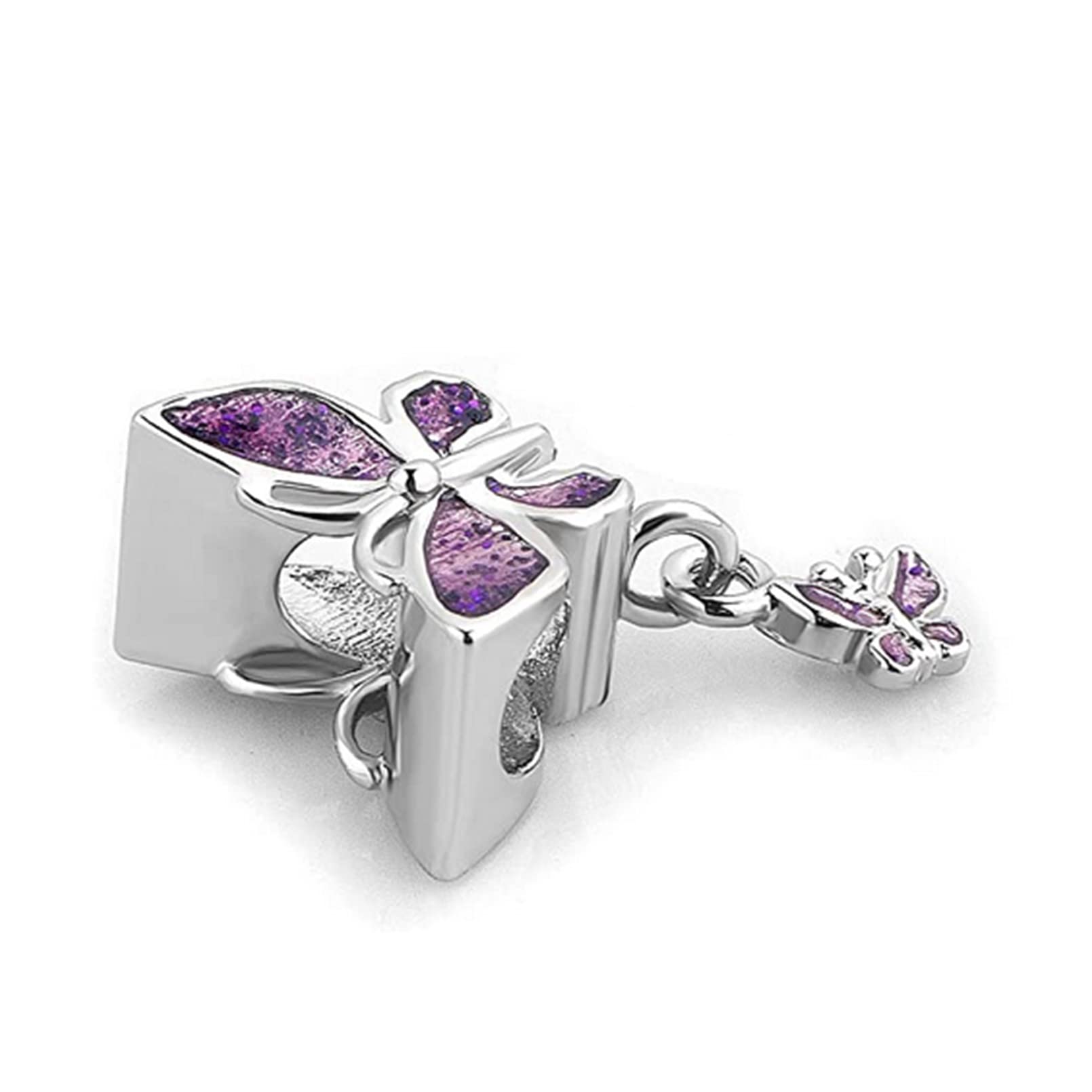 Sparkling Butterfly Charm for Pandora Bracelets - Elegant & Dainty Jewelry Gift for Women - Perfect for Birthdays, Anniversaries & Special Occasions