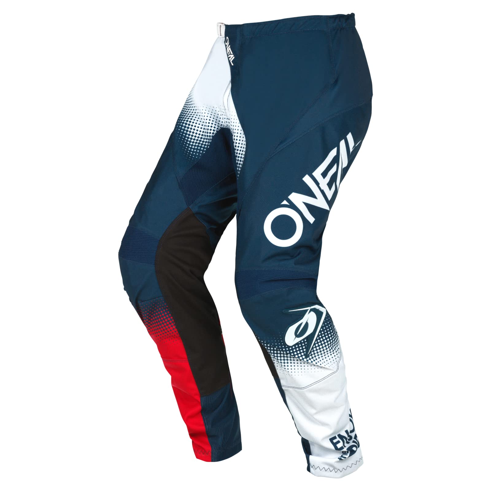Element Racewear Pants - High Performance Racing Pants for Men & Women, Blue/White/Red, Size 38 - Perfect for Motorcycle Racing, Motocross & Off-Road Riding