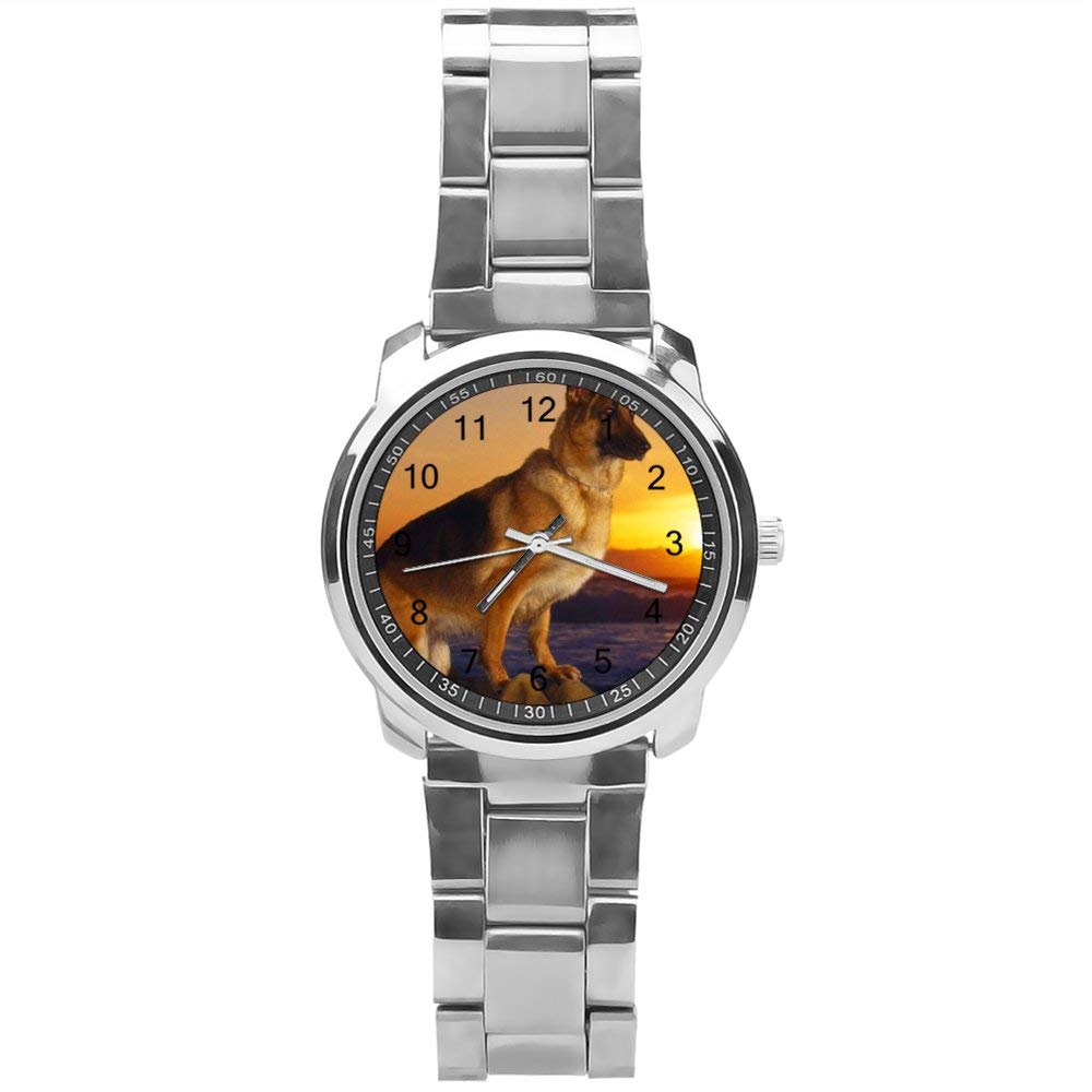 Yolocal Analog Dog Watch for Boys - Stainless Steel Strap Wristwatch | Perfect for School, Outdoor Activities & Gifts