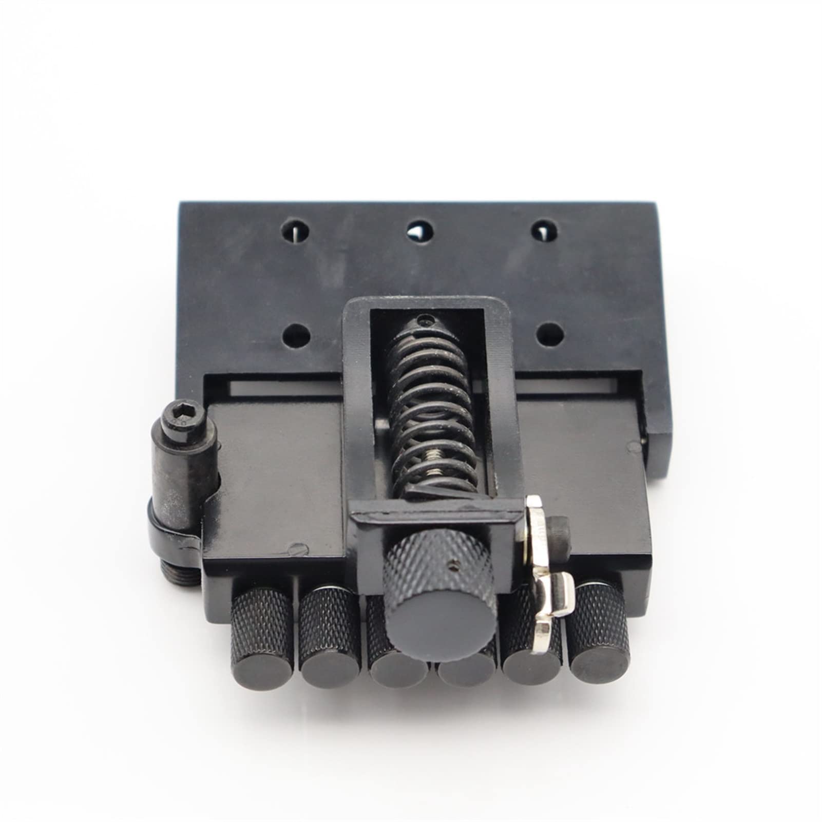 6 String Headless Electric Guitar Bridge Tailpiece Roller Saddle Set - Black | Perfect for Guitar Upgrades & DIY Repairs