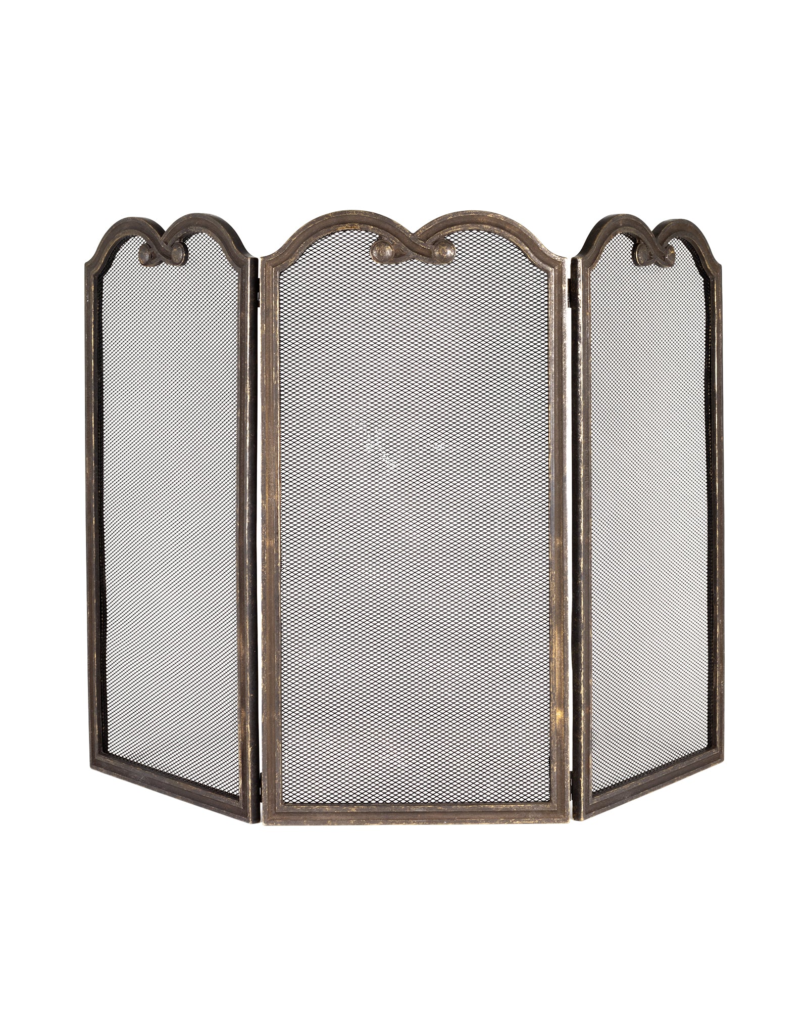 Antique Brass Spark Guard - Vintage Fireplace Accessory for Home Decor & Fire Safety | Perfect for Fireplace, Wood Stove, and Hearth Protection