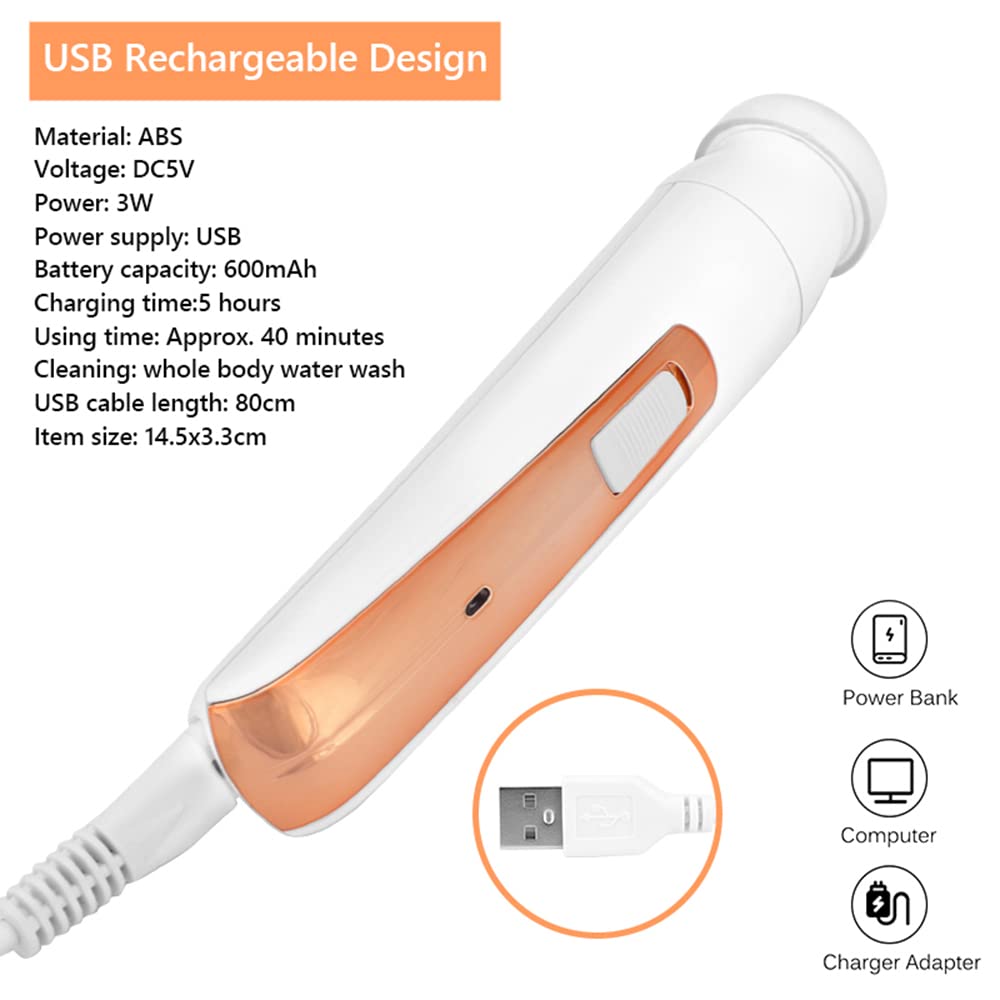 4-in-1 Women's Electric Epilator & Trimmer - Painless Hair Removal for Face, Body, Bikini, Eyebrows & Nose | Rechargeable Lady Shaver for Smooth Skin at Home & Travel