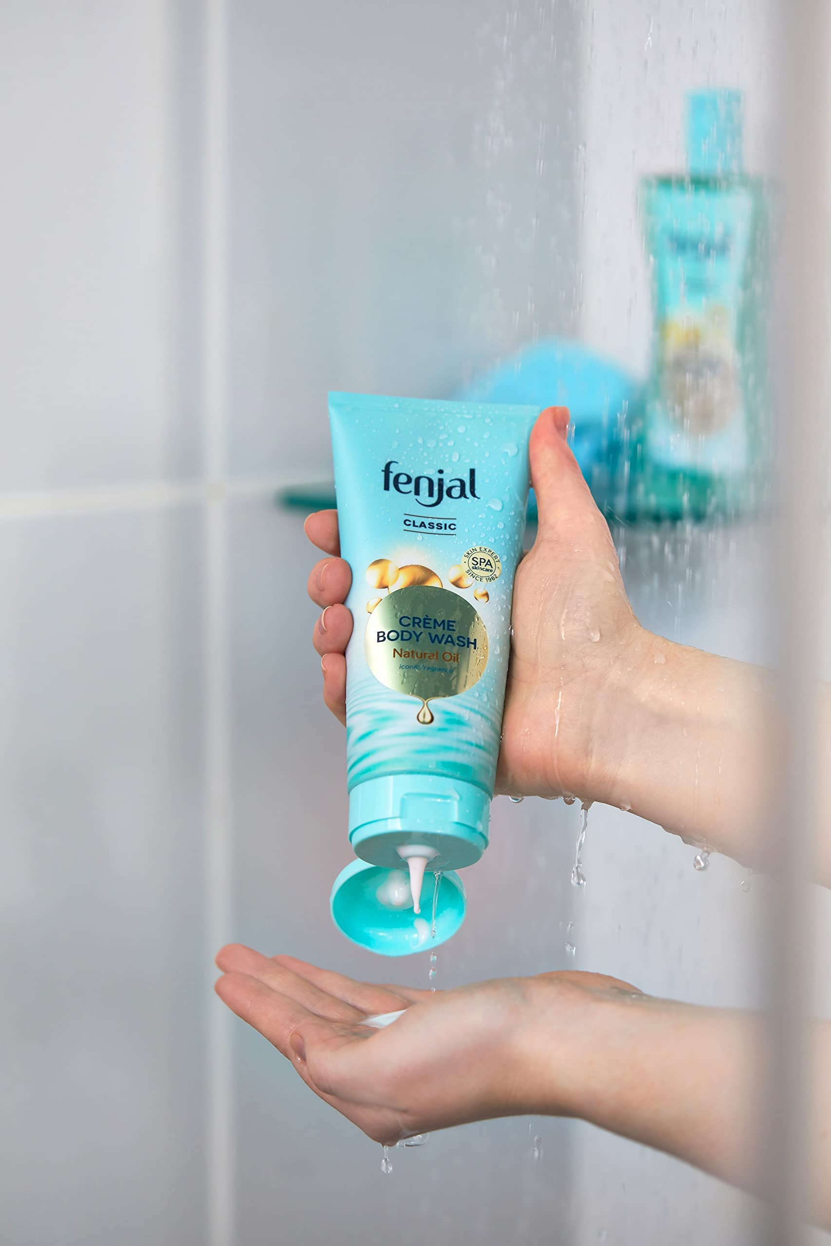 Fenjal Classic Luxury Creme Oil Body Wash - Moisturizing & Nourishing Shower Gel for Dry Skin | Perfect for Daily Hydration & Spa-Like Bath Experience