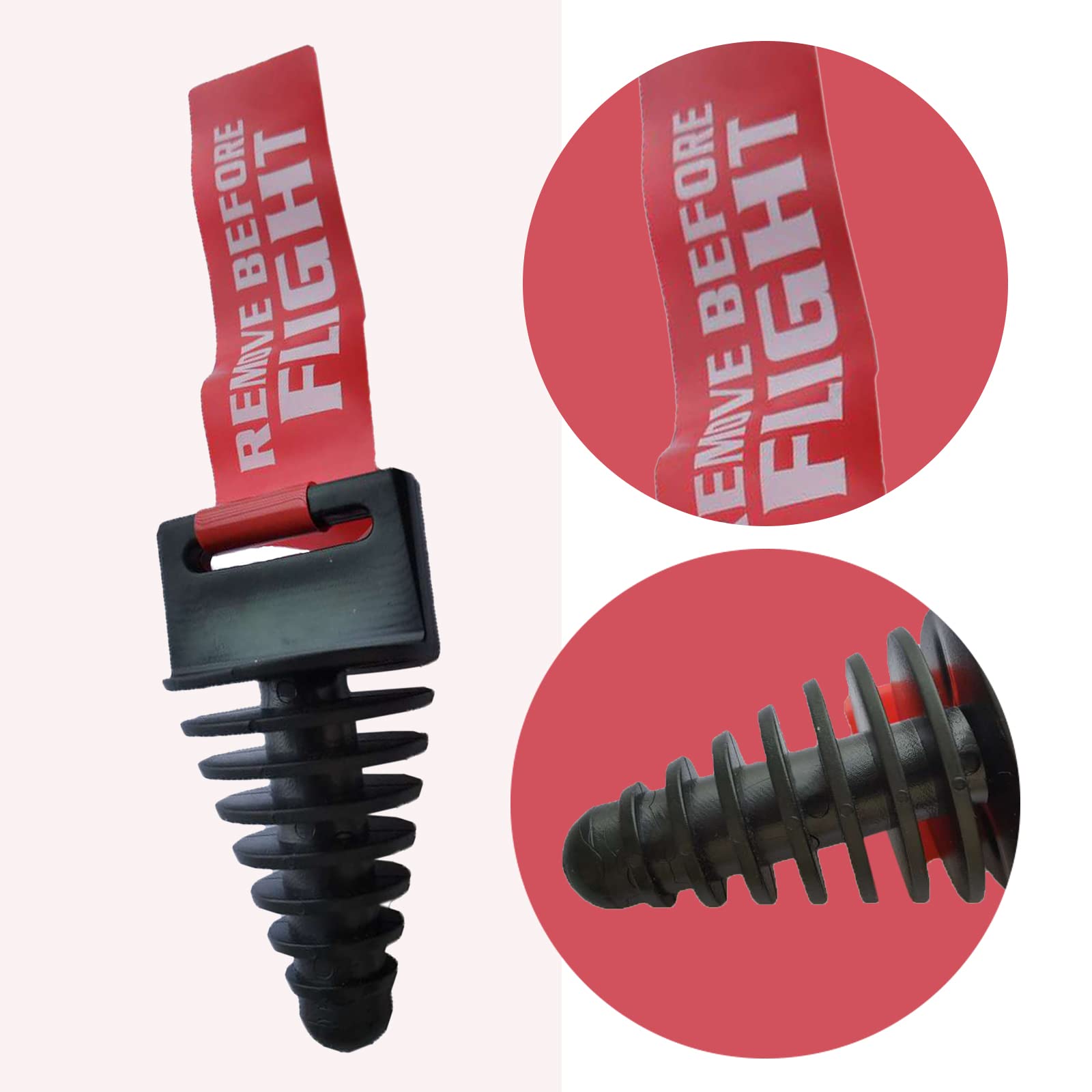 Rubber Exhaust Silencer Plug 0.8