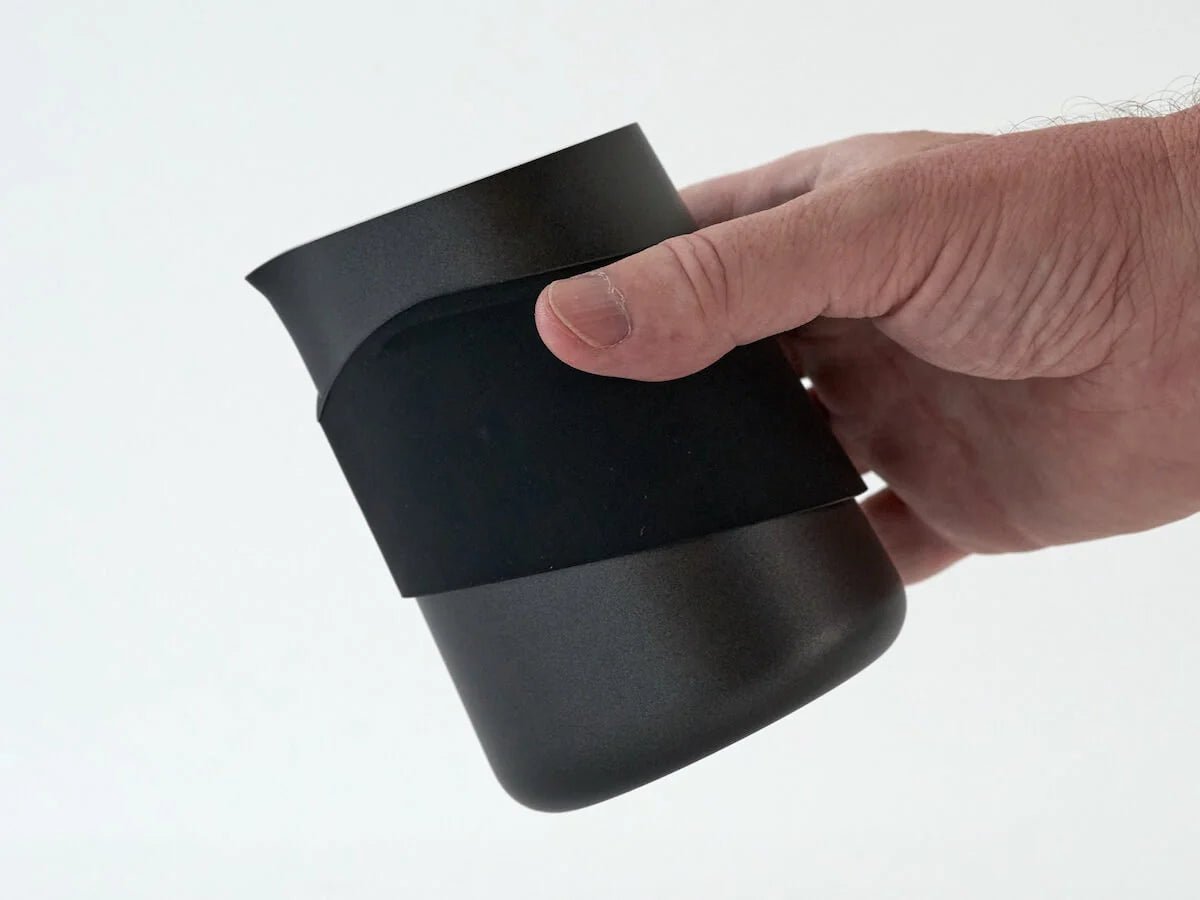 Subminimal FlowTip Milk Jug - Handleless Barista Espresso Pitcher for Latte Art, Coffee Pouring & Milk Frothing - Perfect for Home Baristas & Professional Cafes