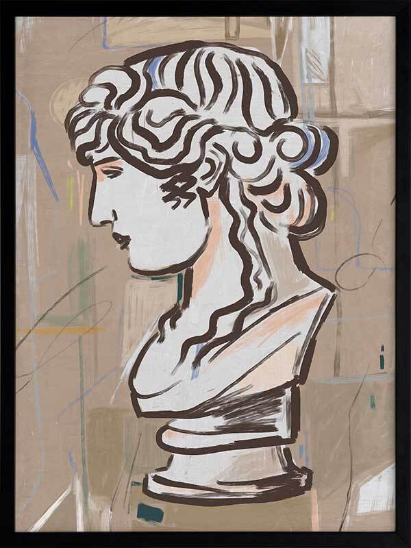 Diana Framed Wall Art Print - Elegant Home Decor for Living Room, Bedroom & Office - Perfect Gift for Art Lovers