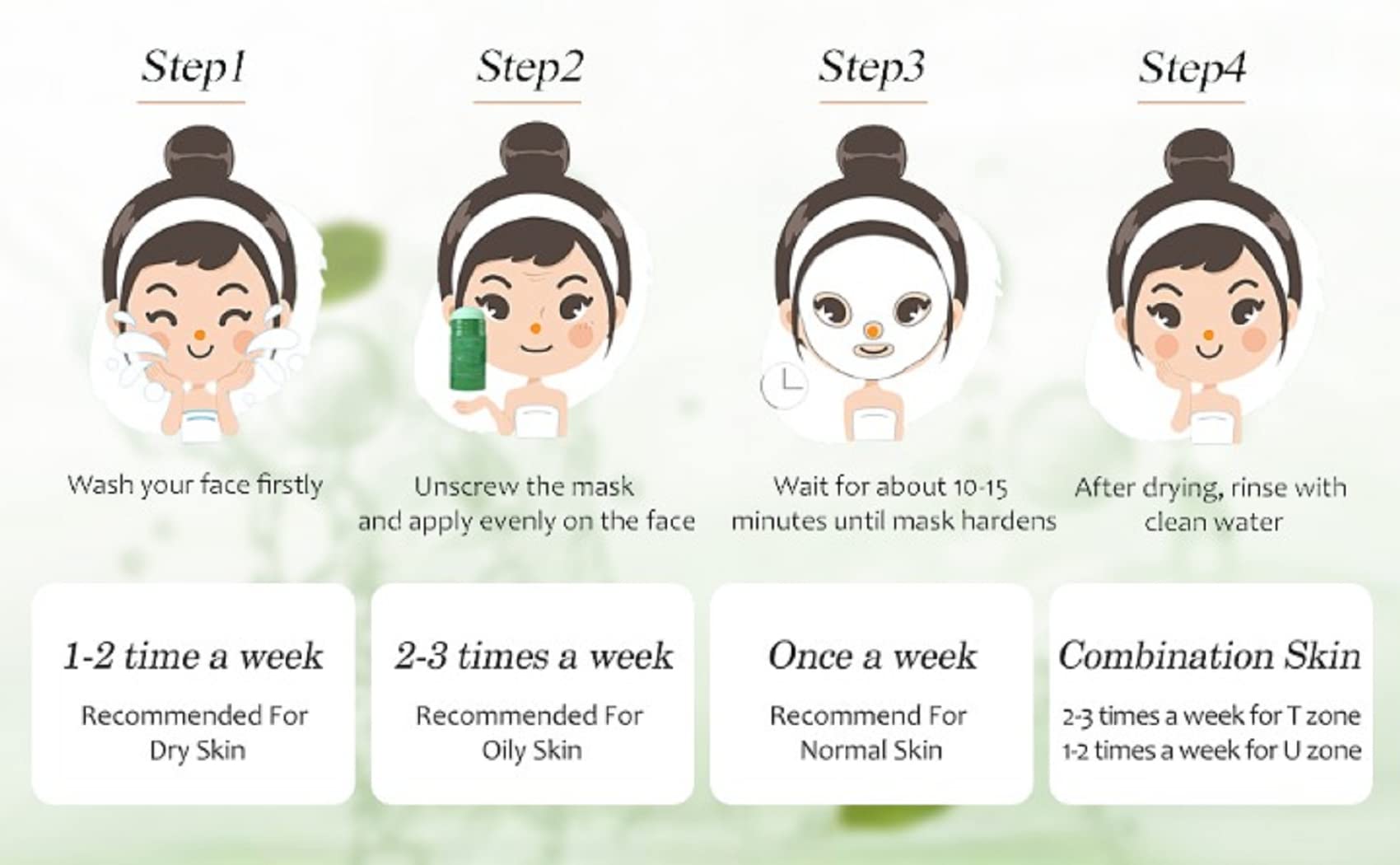 VBA Green Tea Stick Face Mask - Blackhead Remover & Acne Treatment | Oil Control & Deep Pore Cleansing | Purifying Clay Stick Mask for Men & Women (1 Pack) | Perfect for Daily Skincare & Travel