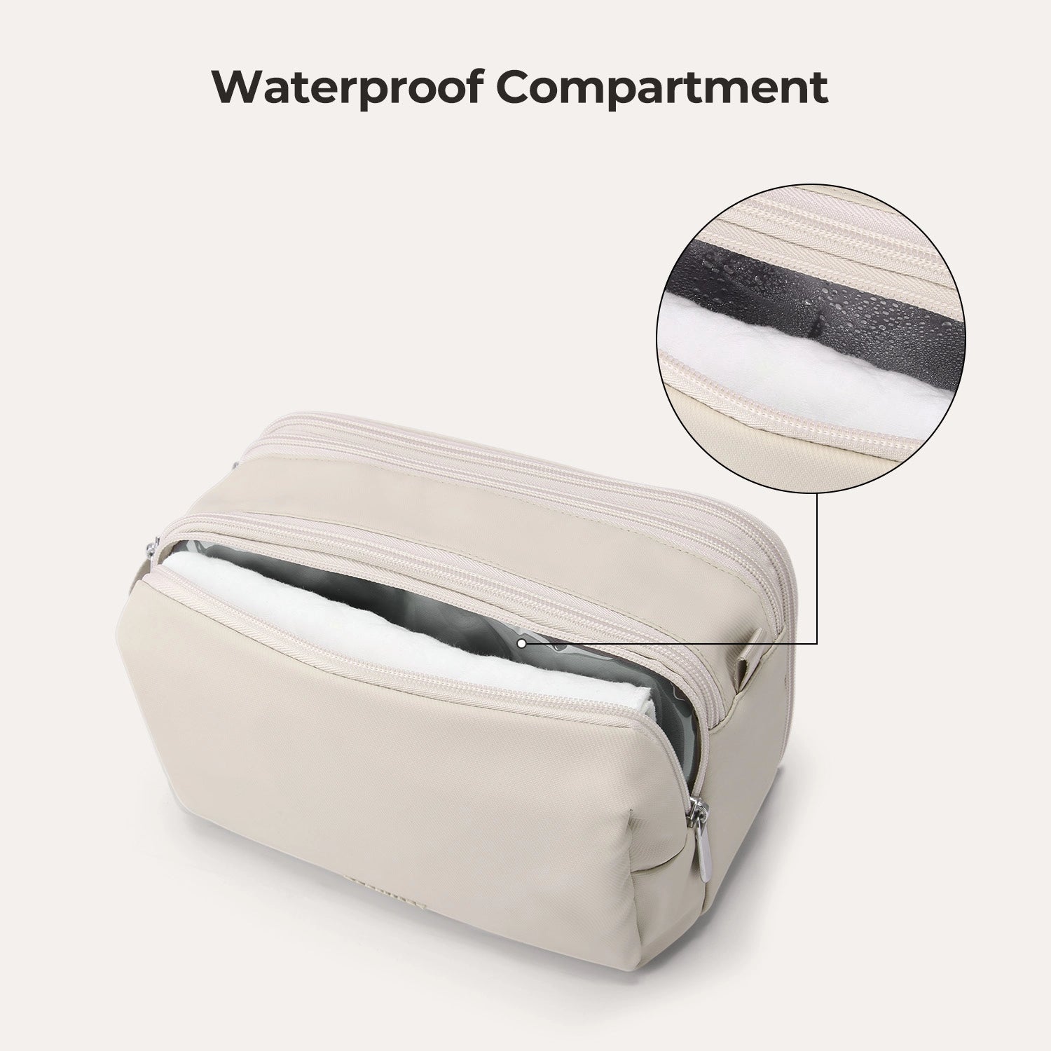 Premium Travel Toiletry Bag for Men & Women - Waterproof Hanging Cosmetic Organizer for Bathroom, Gym, Camping & Business Trips