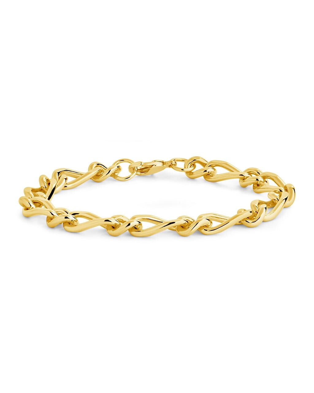 Men's Chunky Chain Link Bracelet - Stainless Steel Punk Rock Jewelry for Men - Perfect for Casual Wear, Gifts & Street Style Fashion