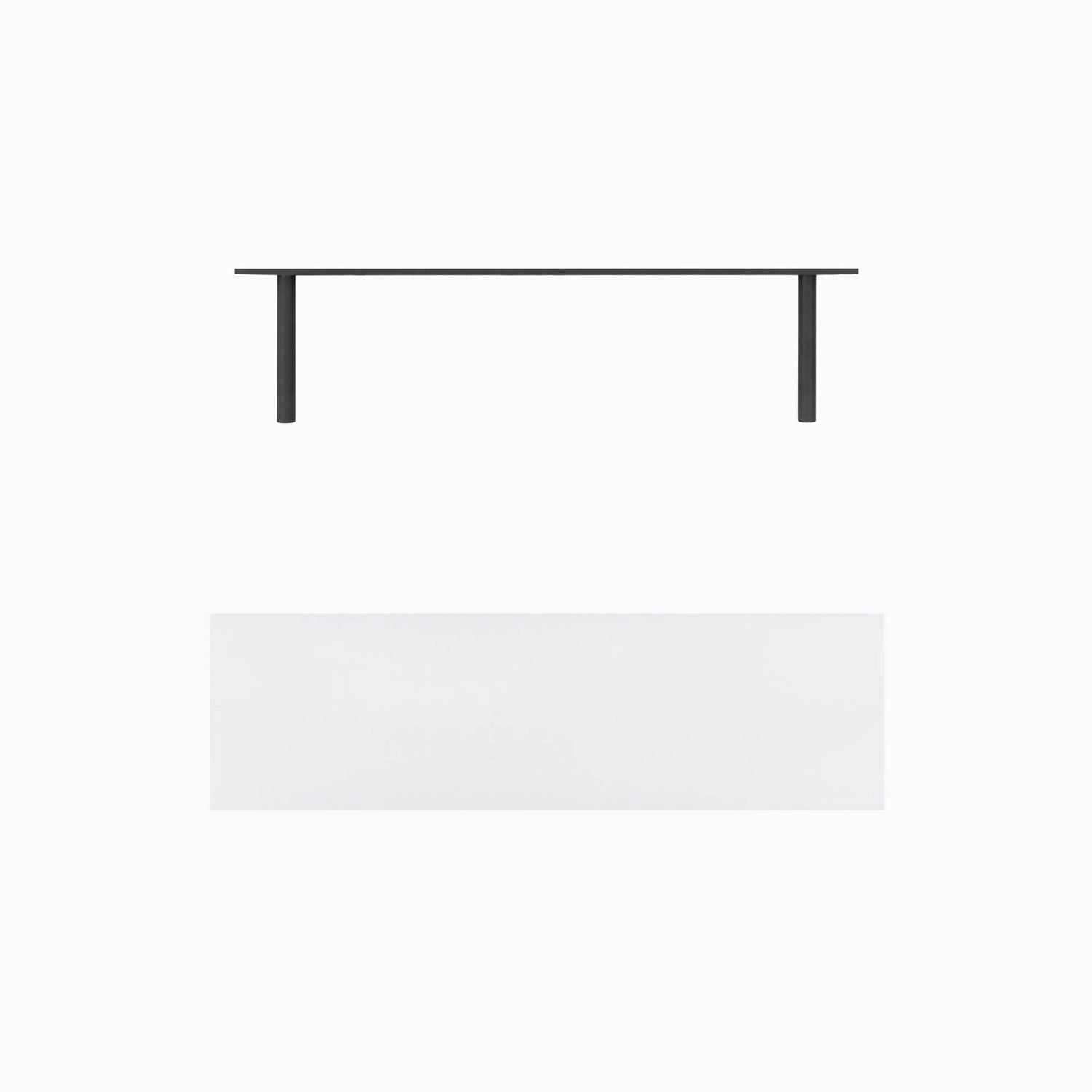 Aksel White Floating Shelf - Modern Wall Mounted Shelves for Home Decor, Kitchen, Bathroom & Office Storage - Easy Install & Space Saving Design