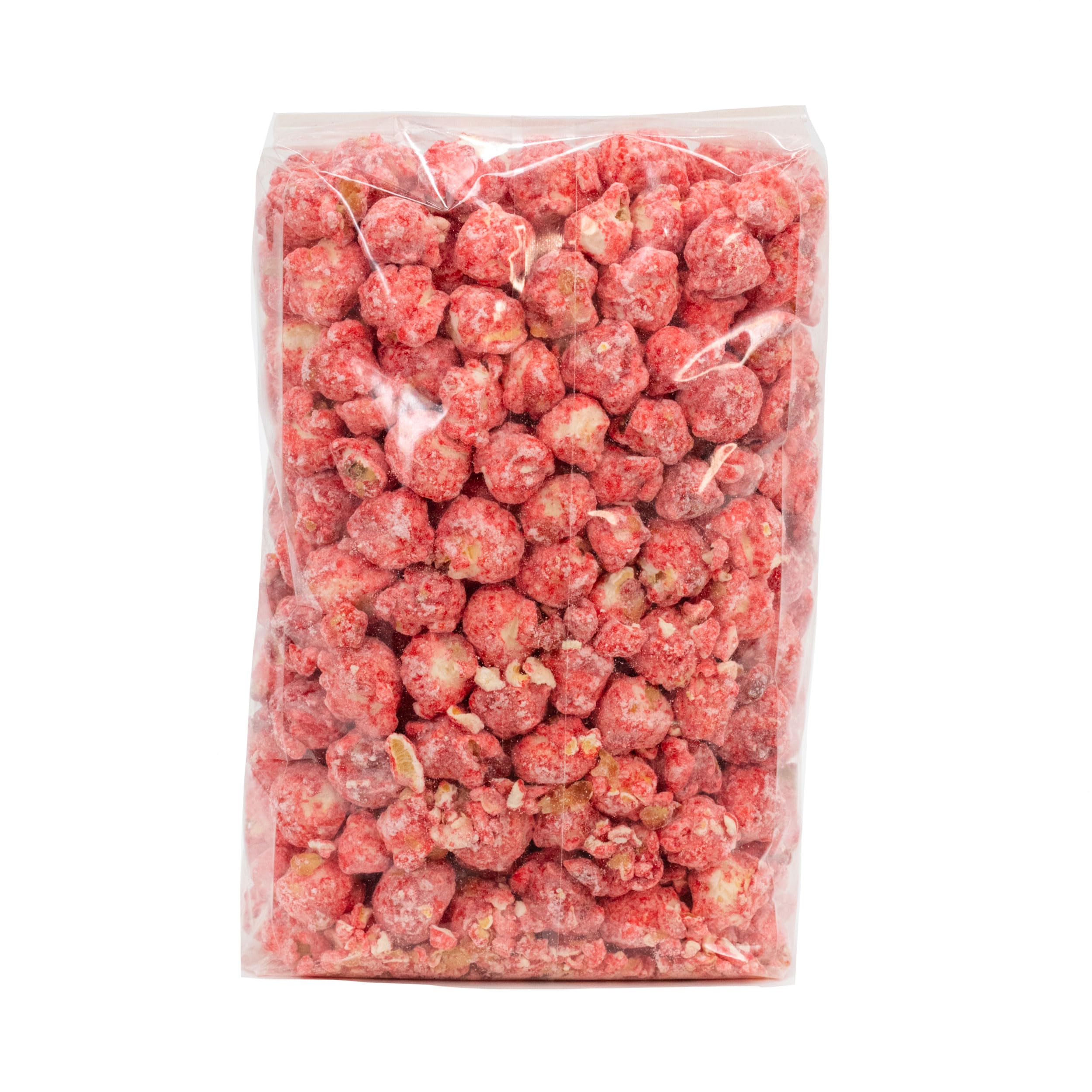 Delicious Creamy Strawberry Popcorn - 8oz Sweet Shortcake-Dusted Gourmet Snack | Made in USA | HR Poppin' Snacks | Perfect for Movie Nights, Birthday Parties & Office Treats