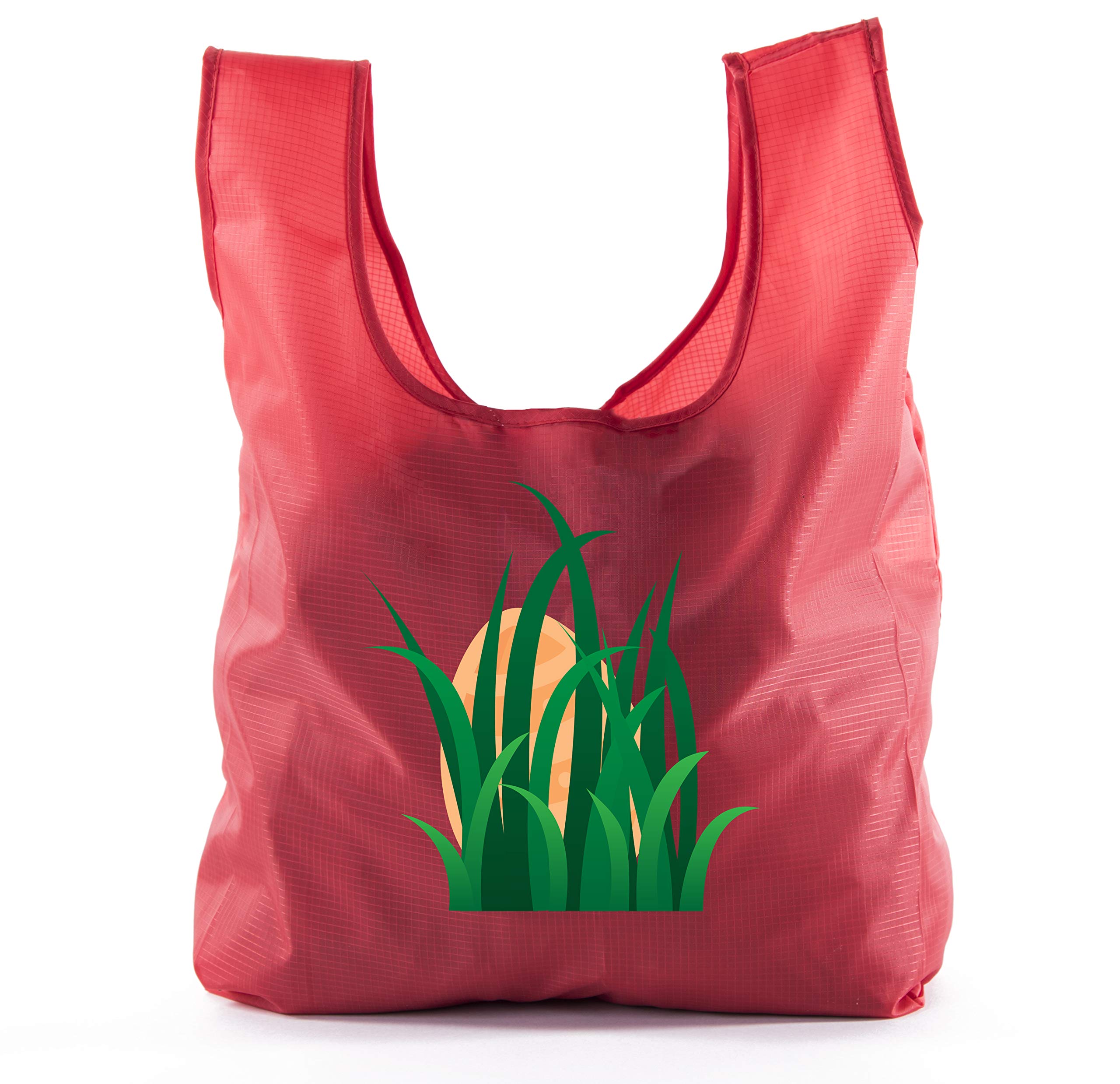 Easter Basket Bags - Bulk Reusable Grocery Totes for Easter Egg Hunt & Spring Celebrations - No Peeking Design - Perfect for Easter Gifts, Party Favors & Seasonal Shopping