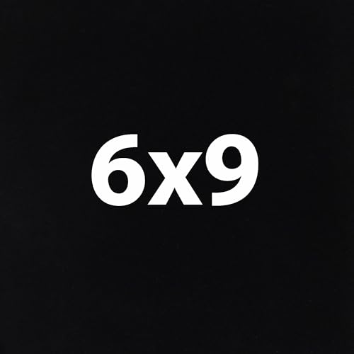 Black 6X9 Inches