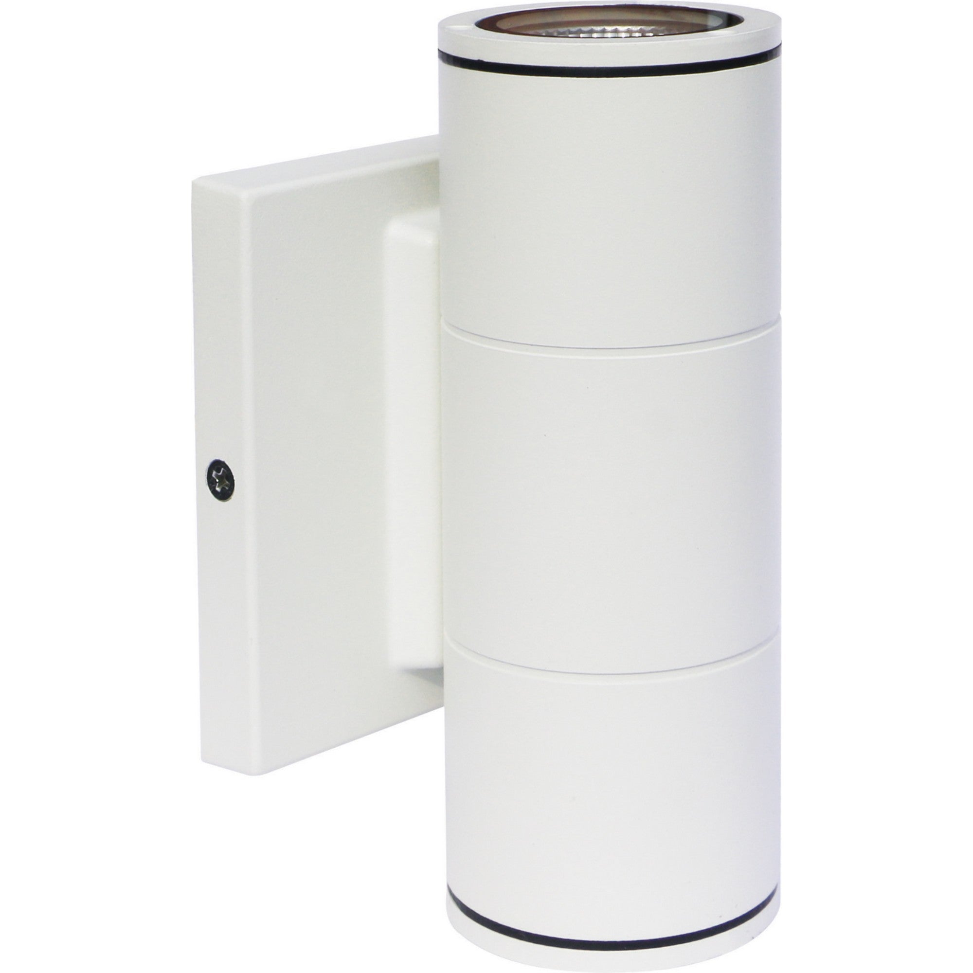 2 Pack LED Outdoor Cylinder Wall Lights - Up and Down Lighting for Patio, Garden, Porch & Exterior Home Decor - Waterproof & Energy Efficient