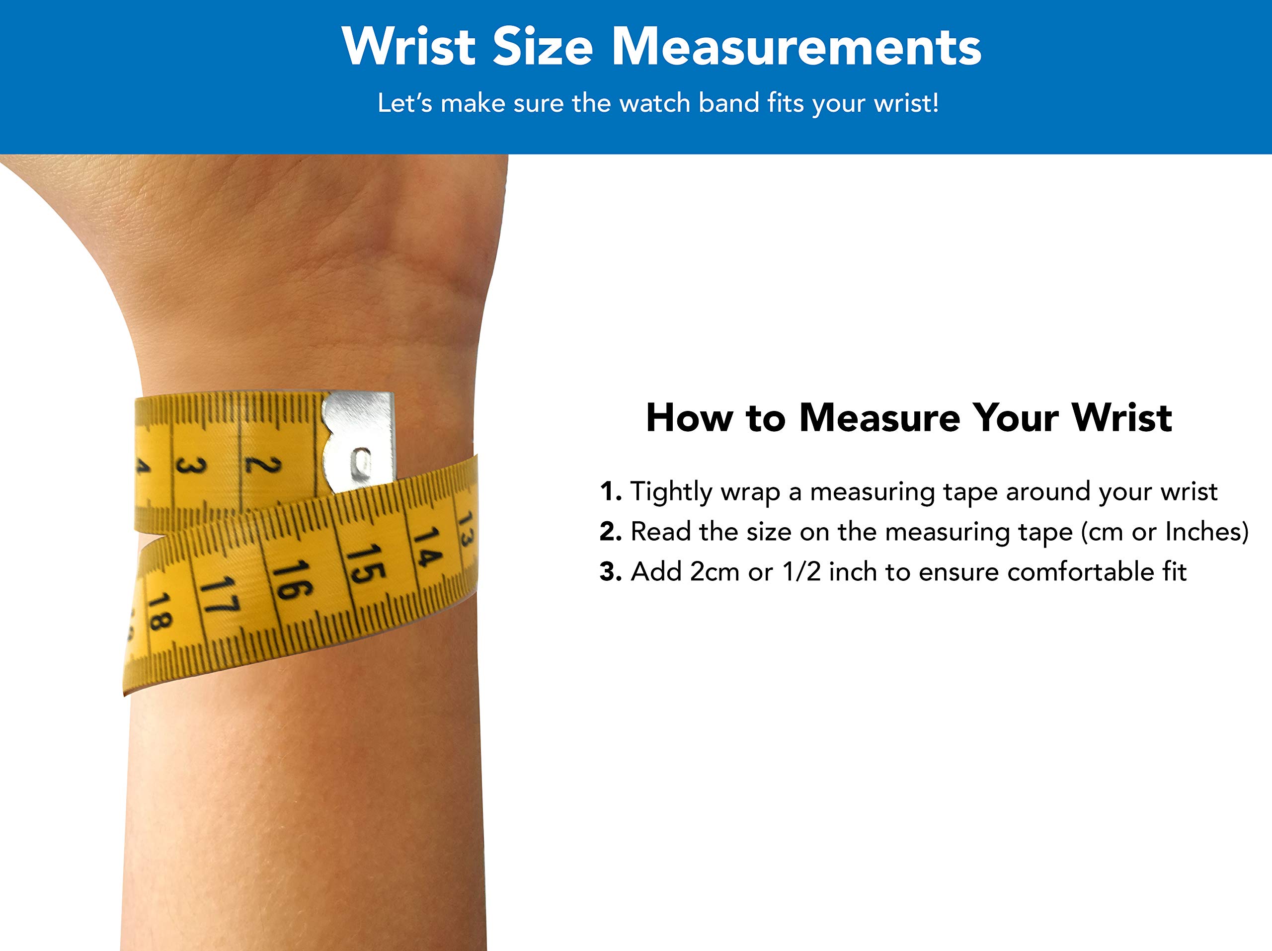Stainless Steel Mesh Watch Band for Men & Women - 20mm Adjustable Strap for Daily Wear