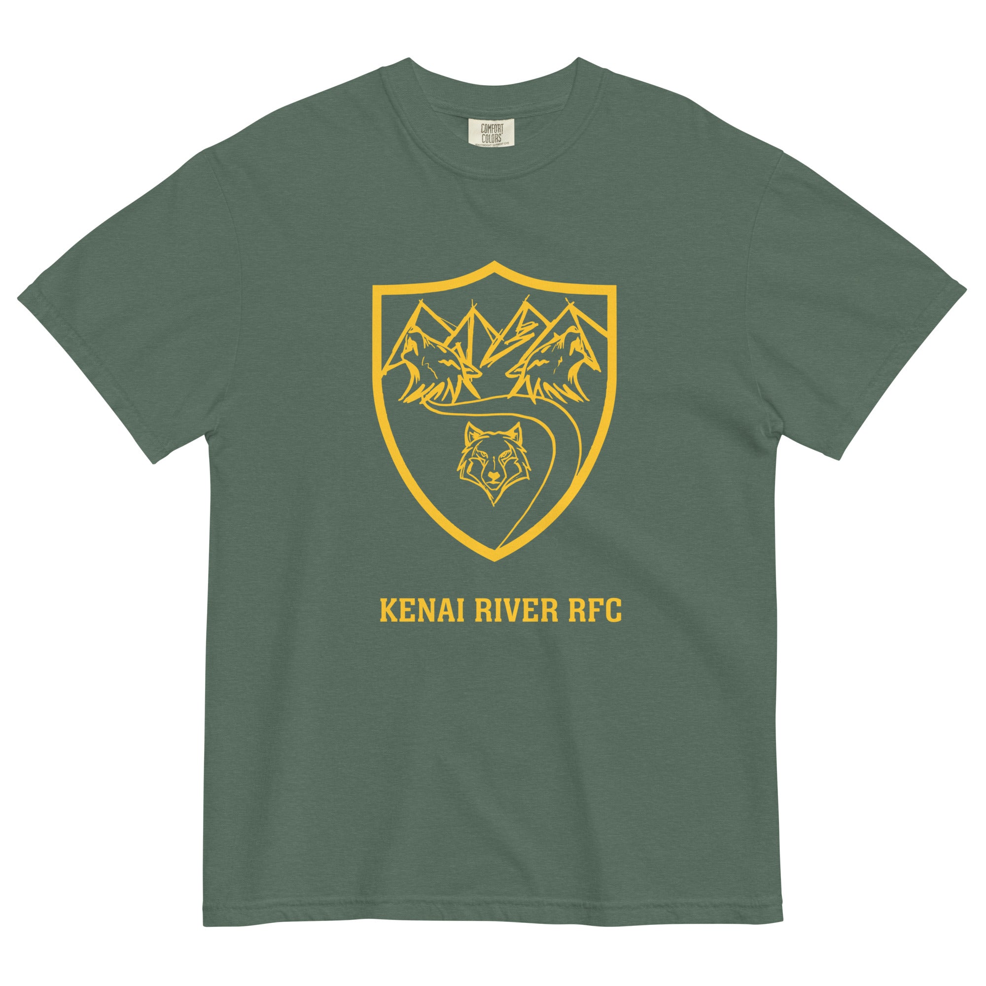Kenai River RFC Garment Dyed T-Shirt - Soft Vintage Washed Cotton Tee for Men | Casual Wear, Outdoor Activities & Fishing Trips