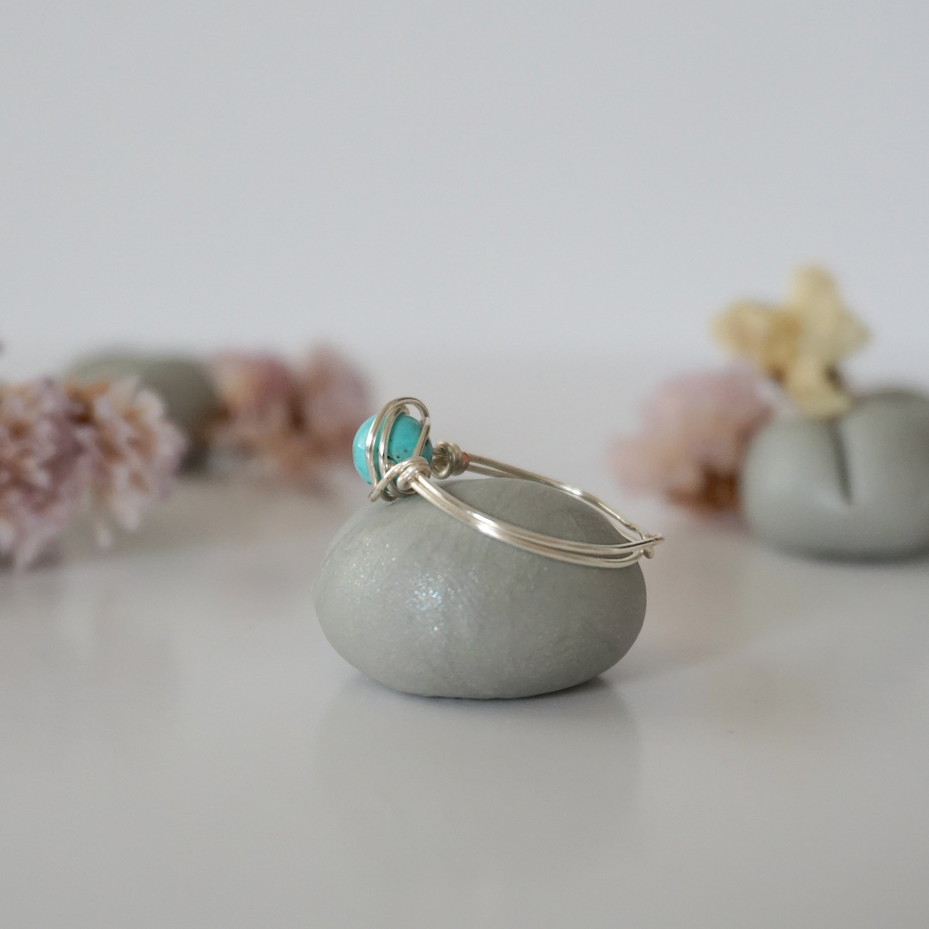 Turquoise Birthstone Ring - Elegant & Minimalist Jewelry for Women | Perfect Gift for Birthdays, Anniversaries & Special Occasions