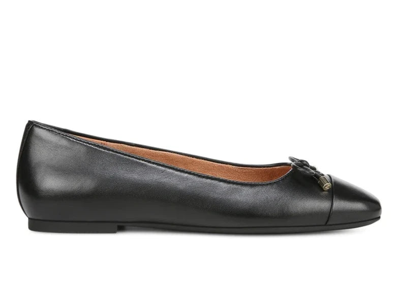 Vionic Klara Black Women's Orthopedic Sandals - Arch Support & Comfort for Walking, Travel & Everyday Wear