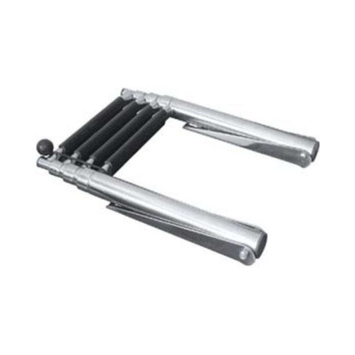 JIF Marine DMXS Slide Mount Ladder - Heavy Duty Stainless Steel Boat Ladder for Easy Boarding | Perfect for Yachts, Fishing Boats & Water Sports
