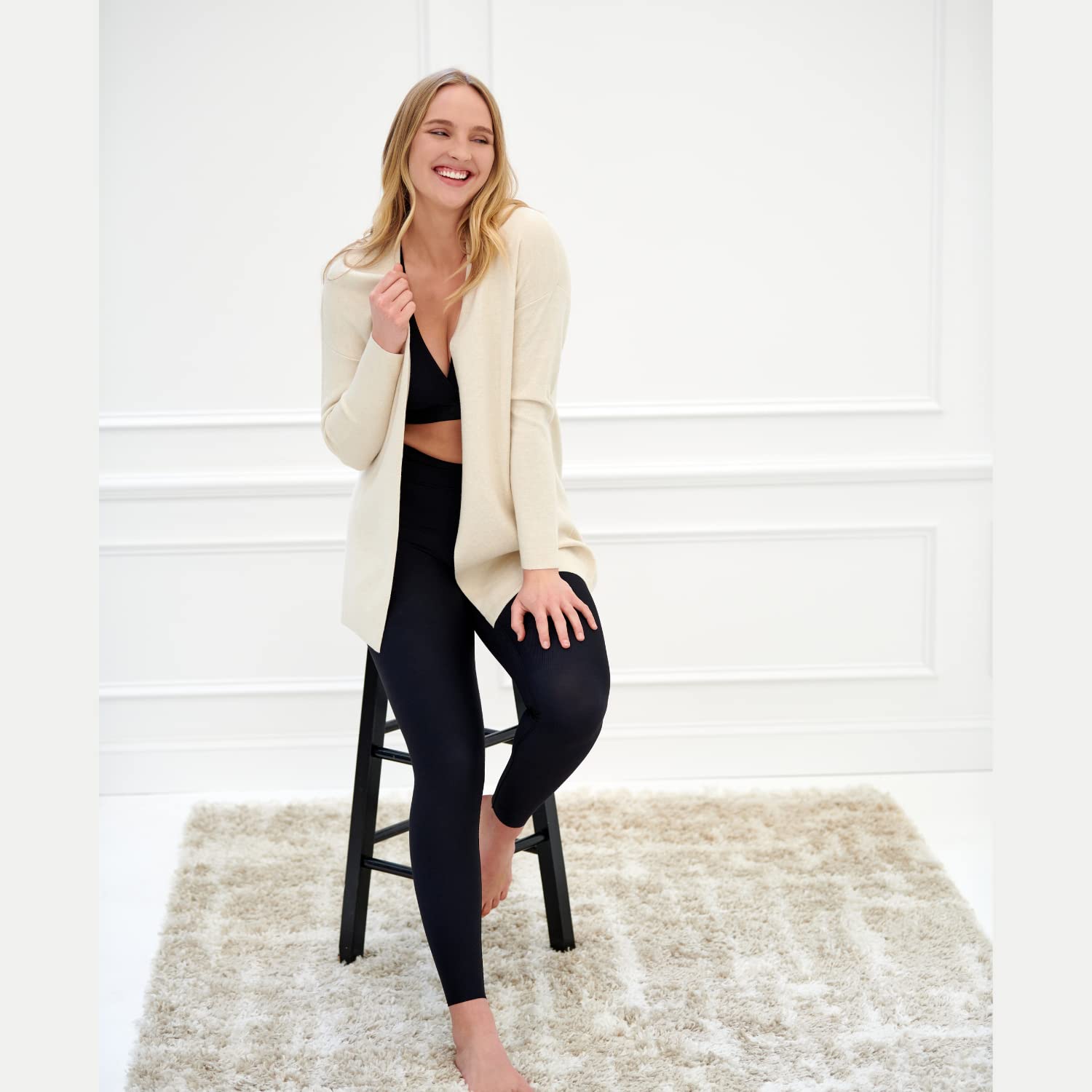 MARENA Maternity & Postpartum Compression Leggings for Women - High Waisted Support Tights for Pregnancy Recovery & C-Section - Perfect for Yoga, Workouts & Everyday Comfort
