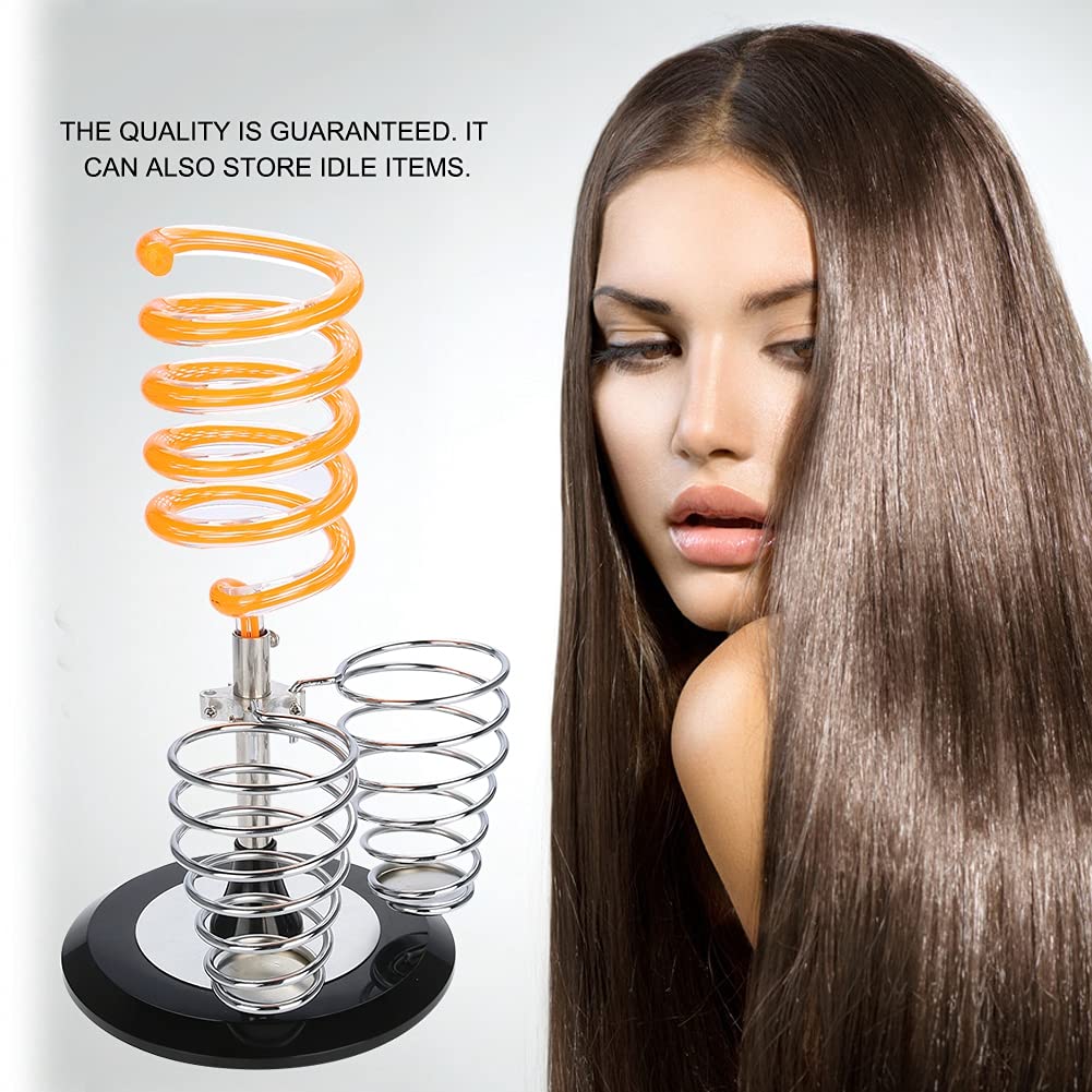 Removable Hair Dryer Holder - 10cm Wall Mount Blow Dryer Organizer for Bathroom & Salon (Orange) - Perfect for Home, Salon, and Travel Use
