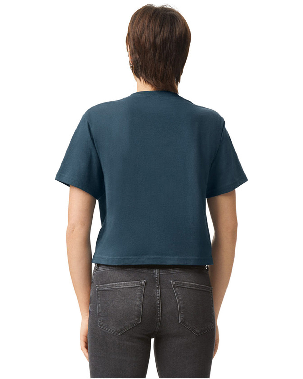 American Apparel 102AM Women's Fine Jersey Boxy T-Shirt - Soft & Comfortable Casual Tee for Everyday Wear, Lounge & Street Style