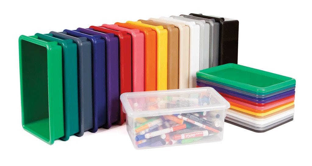 Jonti Craft® Sectional Cubbie Tray Mobile Storage Unit with Clear, Colored or No Trays - Perfect for Classroom, Office & Home Organization