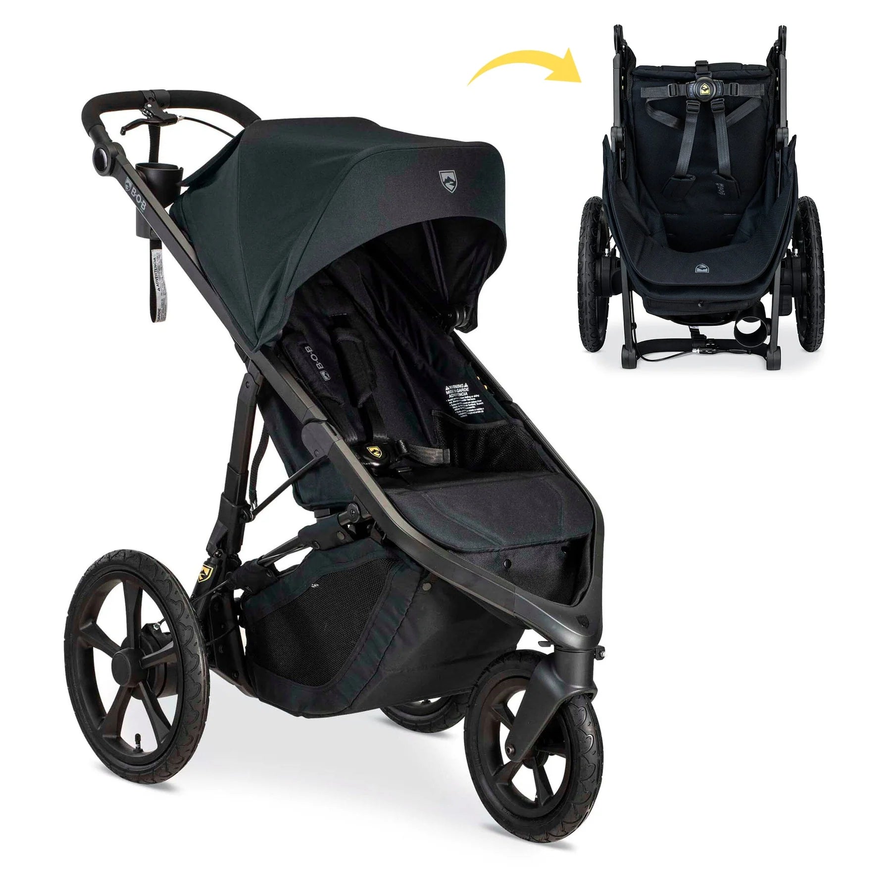 BOB Wayfinder Jogging Stroller - Lightweight All-Terrain Running Stroller for Active Parents | Perfect for Outdoor Adventures, Fitness Runs & Daily Walks
