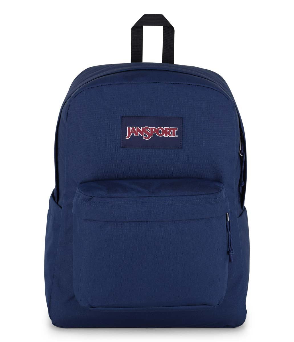 JanSport SuperBreak Plus Backpack - Lightweight Laptop Backpack for School, Travel & Work - Navy Blue College Bookbag with Padded Shoulder Straps | Perfect for Students, Commuters & Outdoor Adventures