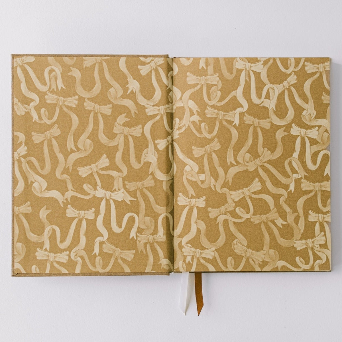 Premium Foil Bow Bookcloth Hardcover Notebook - Elegant Journal for Writing, Note Taking & Gift Giving - Perfect for School, Office & Travel