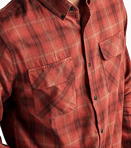 Roark Cassidy Woven Red Men's Shirt - Casual Button Down Shirt for Men, Breathable & Comfortable - Perfect for Outdoor Adventures, Travel & Everyday Wear