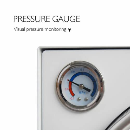 18L Lab Autoclave Steam Sterilizer - E218 Medical Equipment for Dental, Hospital & Laboratory Use | High-Pressure Sterilization Device for Instruments, Glassware & Surgical Tools