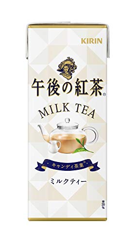 Kirin Afternoon Tea Milk Tea 250ml (Pack of 24) - Delicious Japanese Milk Tea for Office Snacks, School Lunches & Home Refreshment