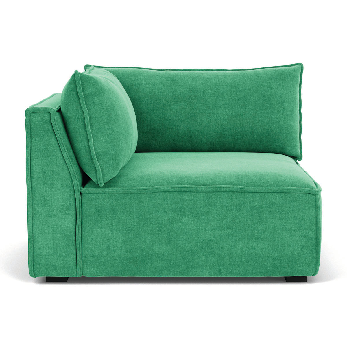 Stylish Daphne Fabric Left Corner Modular Sofa - 1 Seater Modern Living Room Furniture for Small Spaces & Apartments